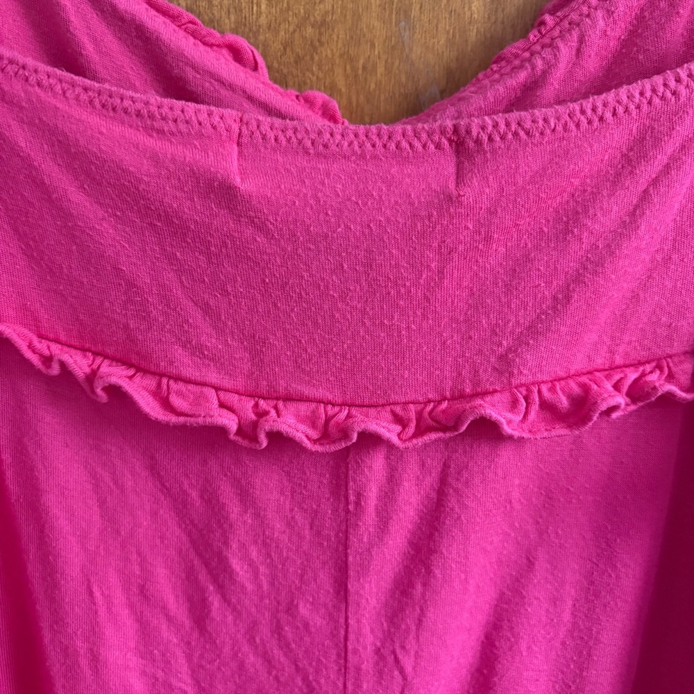 Betsey Johnson Betseyville Barbie Pink Babydoll Slip Dress Green Bow XL Y2K Goth - Picture 11 of 14